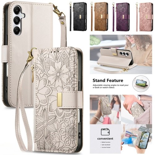 Zipper wallet case leather - zipper,