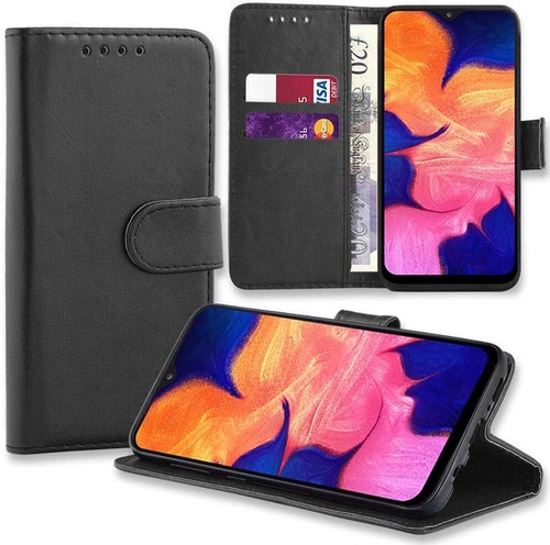 Black wallet phone case card - phone,