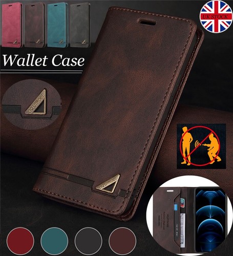 Wallet leather magnetic flip - magnetic,
